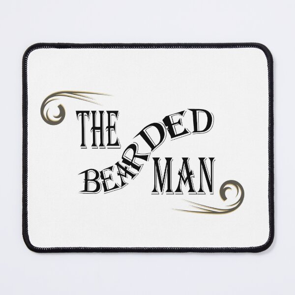 Item preview, The Bearded Man – Bold Facial Hair Typography Design designed and sold by fairmaiden7.