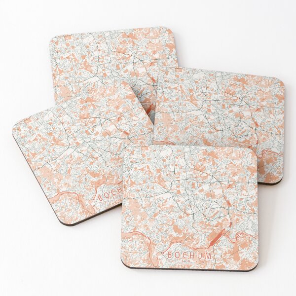 Item preview, Bochum City Map of Germany - Bohemian designed and sold by deMAP.