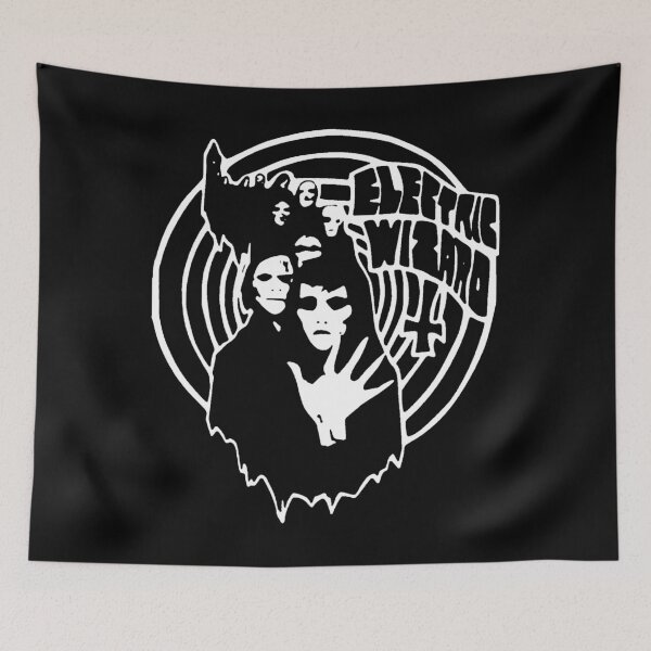 Item preview, Classic Wizard Skull Band Rock 90s designed and sold by UntitleProject.