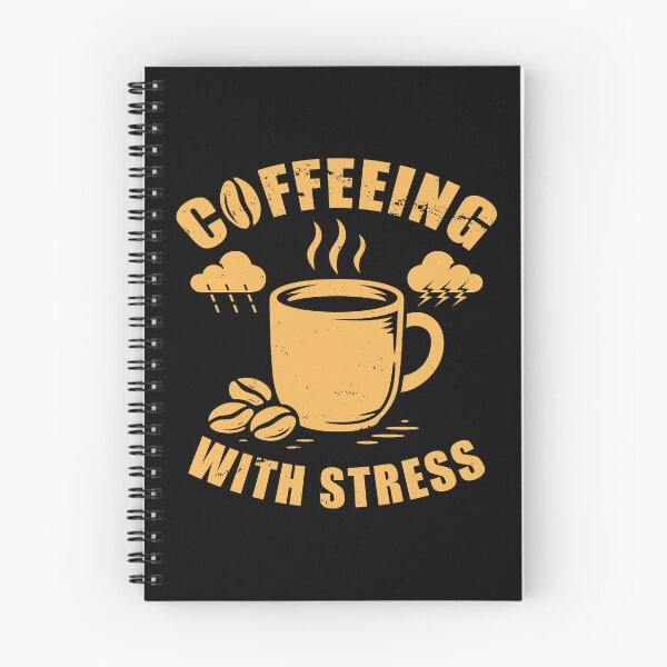 Item preview, Coffeeing with Stress Vintage Coffee Lover Slogan designed and sold by BoggsNicolasArt.