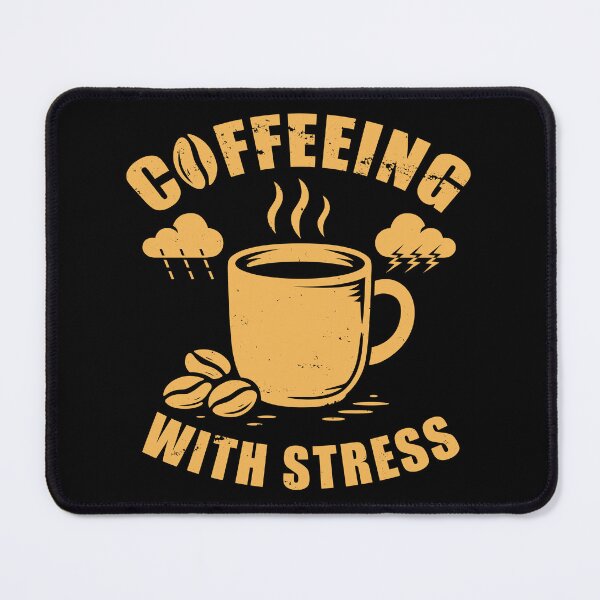 Item preview, Coffeeing with Stress Vintage Coffee Lover Slogan designed and sold by BoggsNicolasArt.