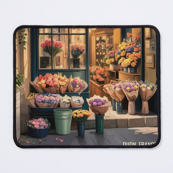 Item preview, Dijon, France. Visit Dijon Streetscape Travel Poster | Carraann designed and sold by CARRAANN.