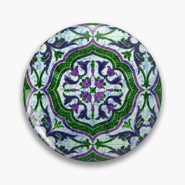 Item preview, Flor batik espejo púrpura y verde designed and sold by AuroraXGreen.