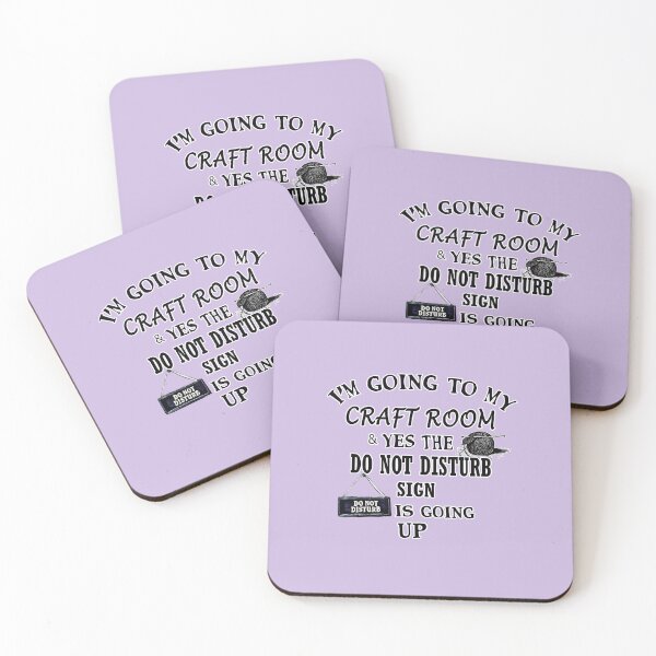 Item preview, Craft Room Rules – Funny “Do Not Disturb” Design for Makers designed and sold by fairmaiden7.