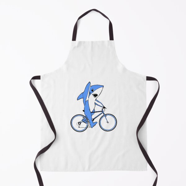 Item preview, Funny Bicycle Riding Left Shark designed and sold by EthosWear.
