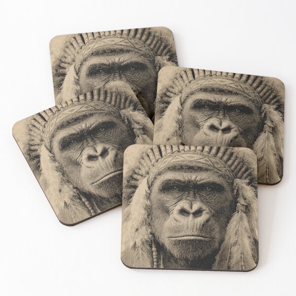 Item preview, Gorilla War Bonnet designed and sold by ValogaStudio.