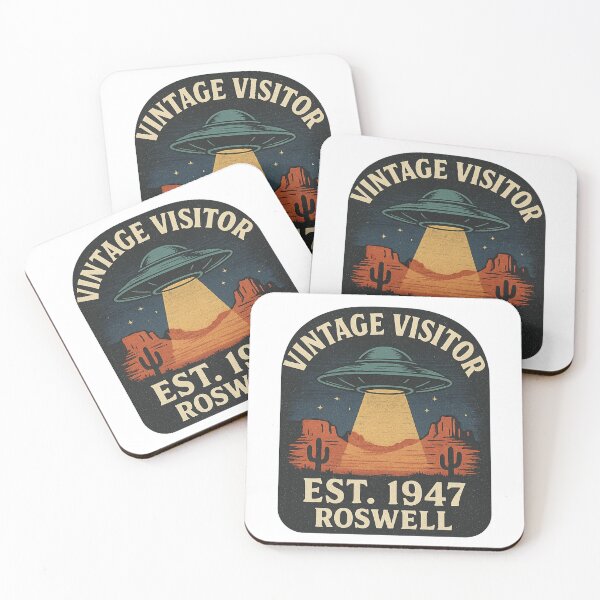 Item preview, Vintage Visitor Est 1947 Roswell designed and sold by SoulThread Studio.