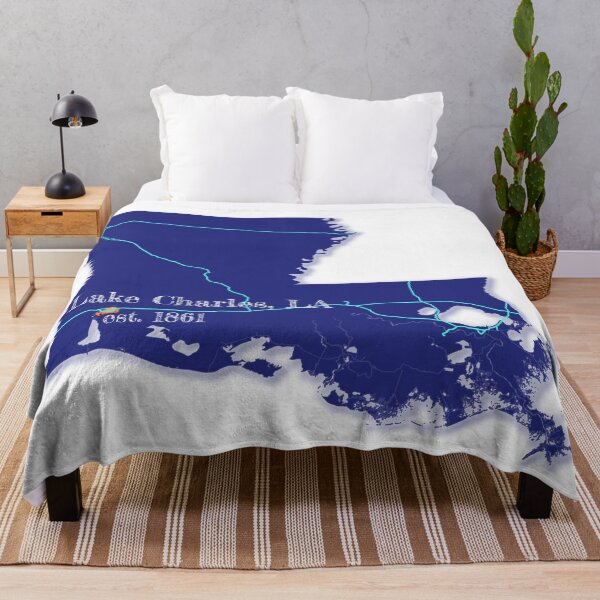 Item preview, Lake Charles, LA [Blue] designed and sold by PhilbonianDezin.