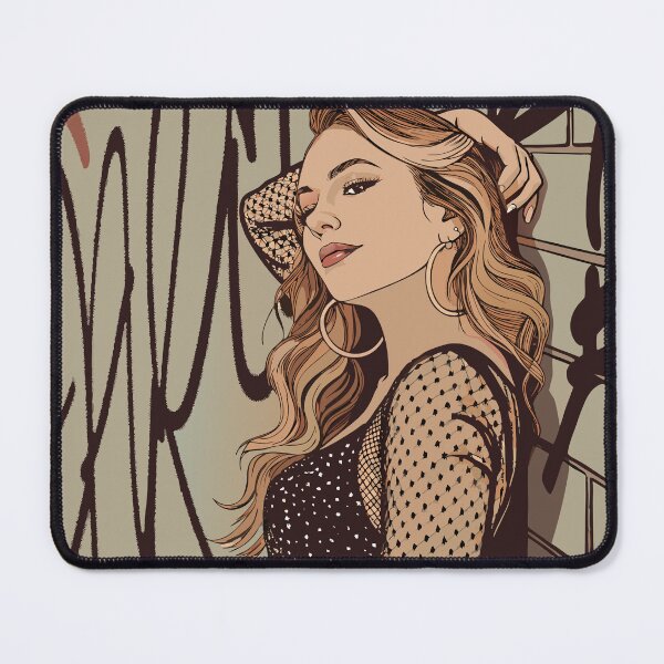Item preview, Alexandra Kay – Urban Edge Vector Portrait with Graffiti Style designed and sold by JayceTucker89.
