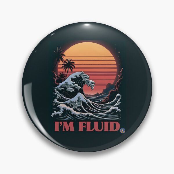 Aperçu de l'œuvre Je suis fluide...! créée et vendue par LGBT-Shirts Plus.