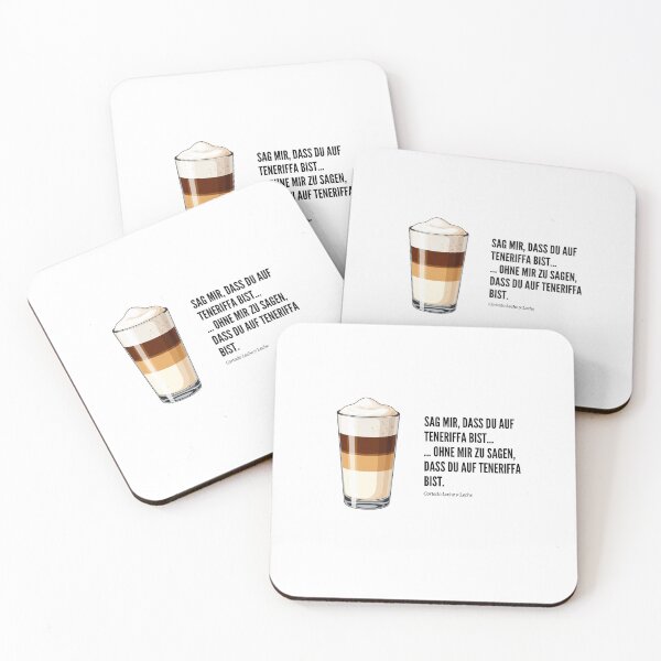 Item preview, Tenerife Insider Knowledge: Cortado Leche y Leche Meme designed and sold by Happy Heart Studio.