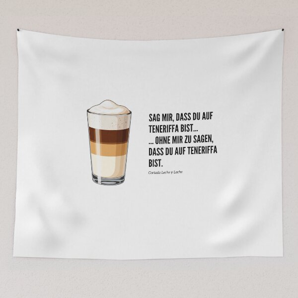 Item preview, Tenerife Insider Knowledge: Cortado Leche y Leche Meme designed and sold by unique_print_vibes.