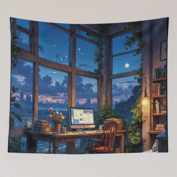 Item preview, room with beautiful view designed and sold by ururuty.