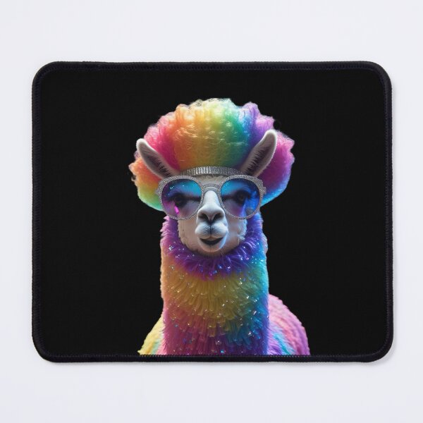 Item preview, Fabulous Rainbow Llama with Glitter Shades-2 designed and sold by SamartkitDesign.