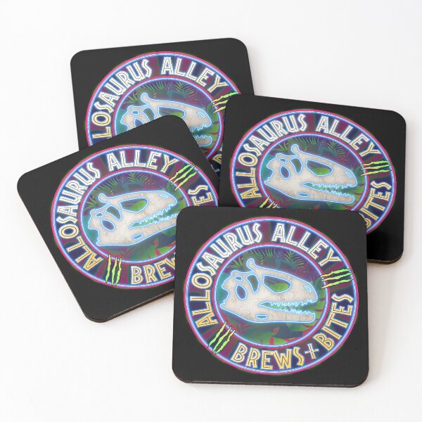 Item preview, Allosaurus Alley Badge designed and sold by Forward Hull Finds.