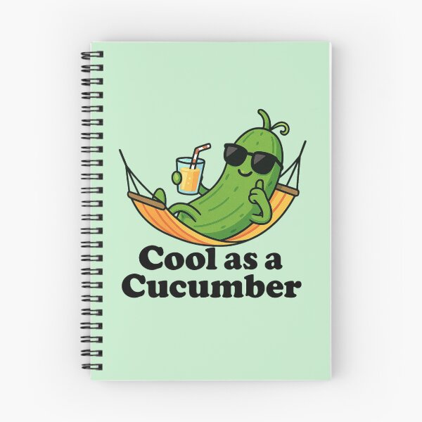 Item preview, Cool as a Cucumber - Chill Cucumber in Hammock designed and sold by Myra365Art.