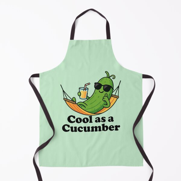 Item preview, Cool as a Cucumber - Chill Cucumber in Hammock designed and sold by Myra365Art.