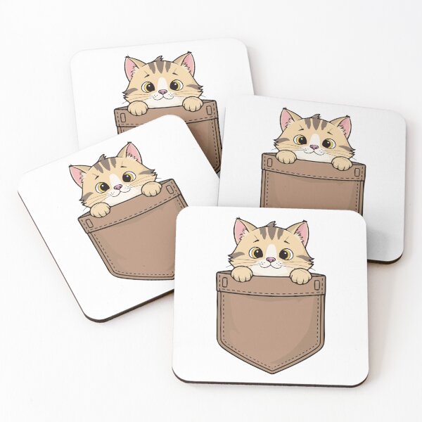 Item preview, Cute kitten in the pocket designed and sold by Grypis.