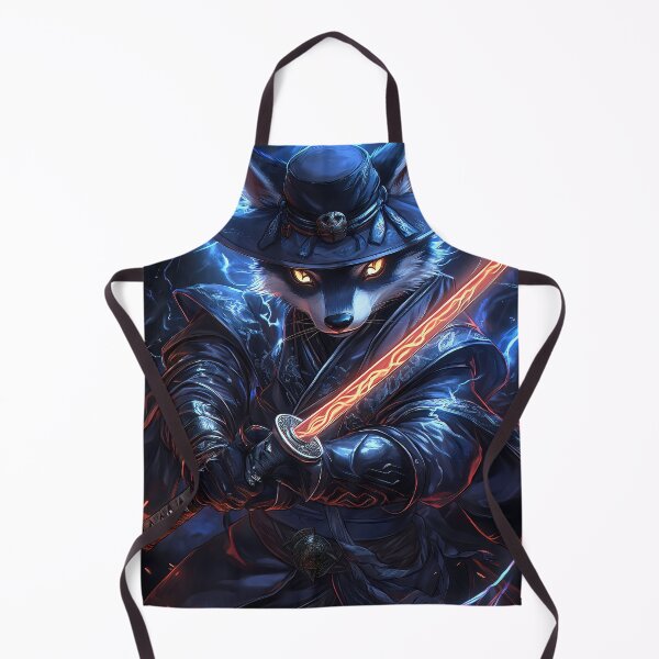 Item preview, Ronin Luminous Katana Electric Aura Skull Hat Night Assassin Mysterious designed and sold by Spraykart.
