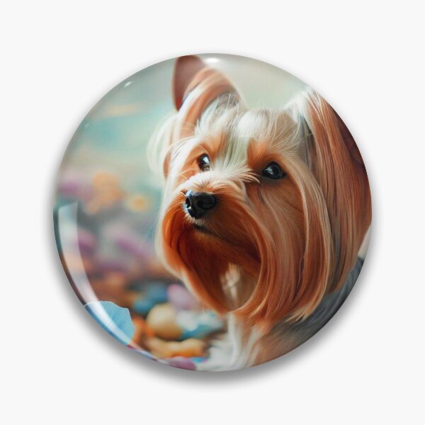 Item preview, Vibrant Yorkie Portrait designed and sold by Wags & Tails.