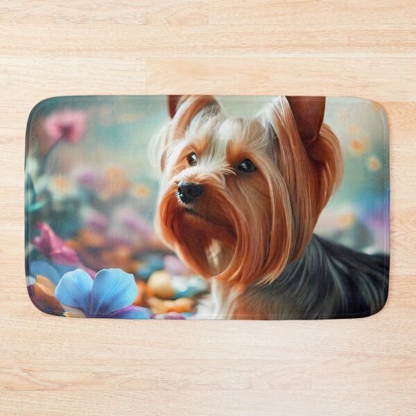 Item preview, Vibrant Yorkie Portrait designed and sold by Wags & Tails.