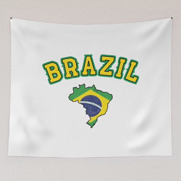 Item preview, Brazil Map Flag designed and sold by UNK-Fatigues.
