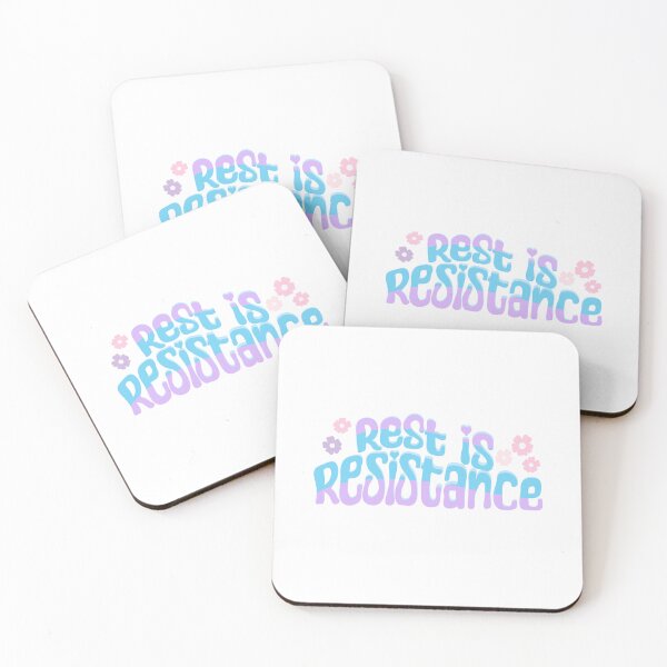 Item preview, Rest is resistance designed and sold by pinkyfish1010.