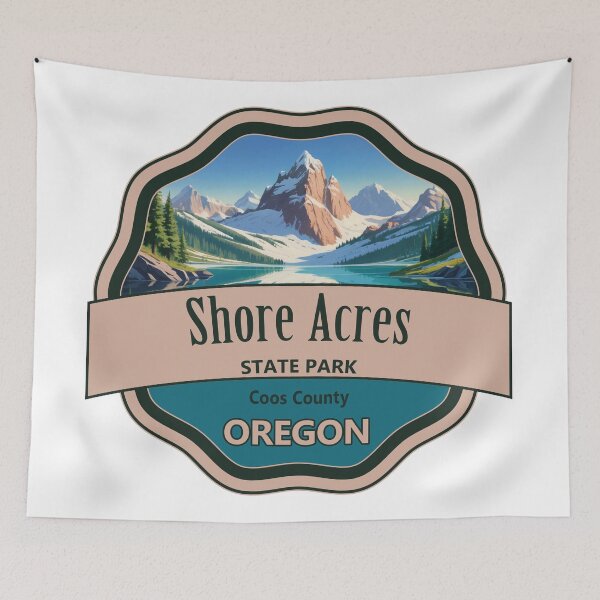 Item preview, Shore Acres State Park, Coos County, Oregon designed and sold by Wanderful-roads.