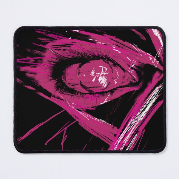Item preview, Intense Pink Gaze An abstract and highly stylized depiction of a human eye designed and sold by Koony House and Field.
