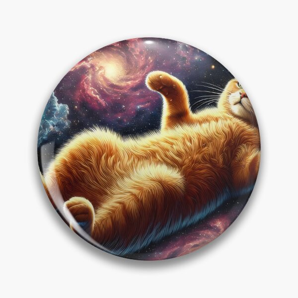 Item preview, Orange Cat in Space designed and sold by FieldScent.