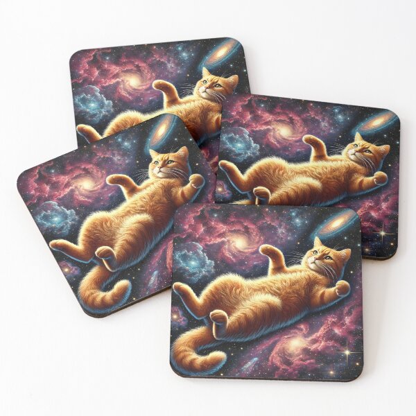Item preview, Orange Cat in Space designed and sold by FieldScent.