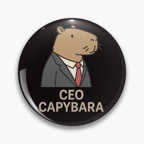 Item preview, CEO Capybara – Funny Capybara in a Business Suit designed and sold by Tadeusz1.