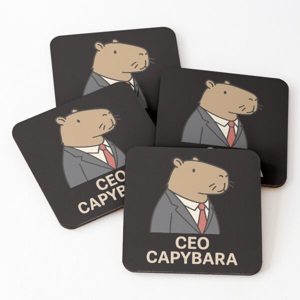 Item preview, CEO Capybara – Funny Capybara in a Business Suit designed and sold by Tadeusz1.