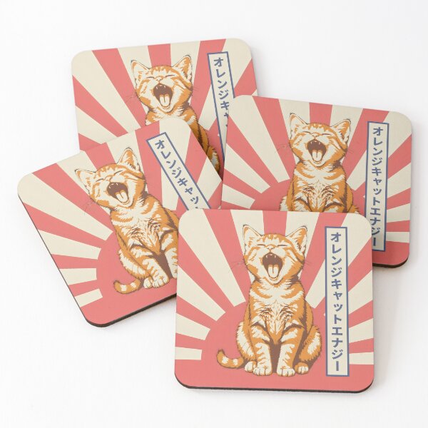 Item preview, Orange Cat Energy in Japanese designed and sold by FieldScent.