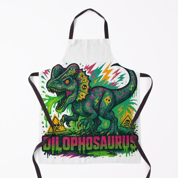 Item preview, Radioactive Acid Punk Dilophosaurus designed and sold by JonelleTshirts.
