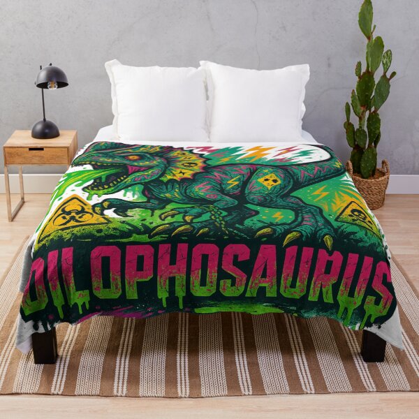 Item preview, Radioactive Acid Punk Dilophosaurus designed and sold by JonelleTshirts.