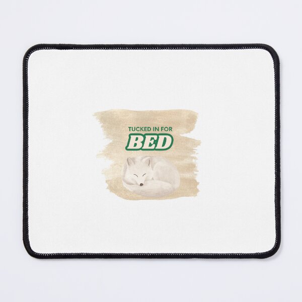 Item preview, Arctic Fox: Tucked In For Bed | Cozy Aesthetic Brown Sticker designed and sold by ArtloopA.