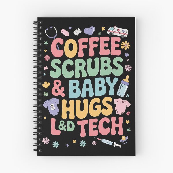 Item preview, Coffee Scrubs And Baby Hugs Labor And Delivery Nurse LD Tech designed and sold by BakeryDozen.