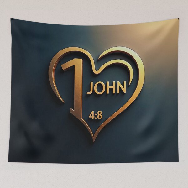 Item preview, God Is Love - 1 John 4:8 | Christian Faith Art v.2 by All43 designed and sold by All43.