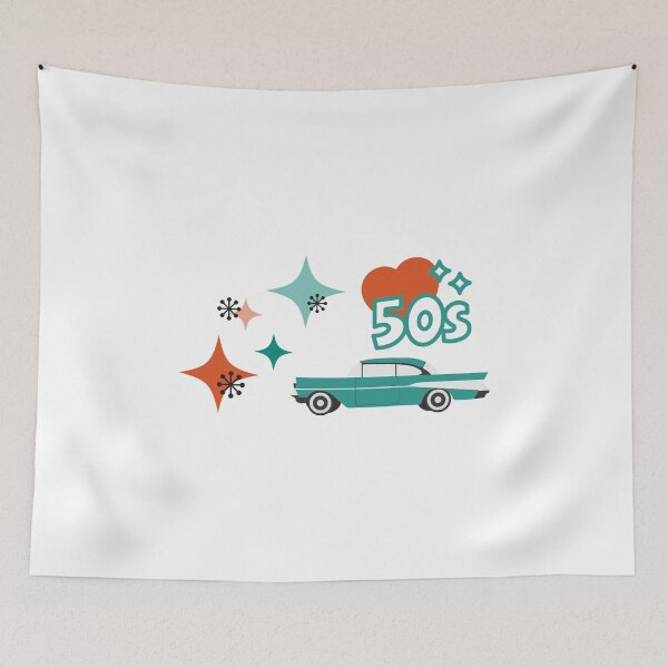 Item preview, Cruise in Style with This Retro 50s Classic Car Design! designed and sold by ParfaitPrints.