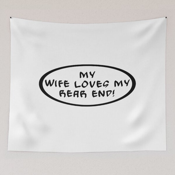 Item preview, Rear End Bumper Sticker, for Husband from Wife designed and sold by TheSticky.