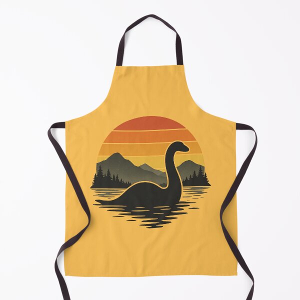 Item preview, Loch Ness Monster Retro Sunset Lake Cryptid Aesthetic designed and sold by Kalaidax.