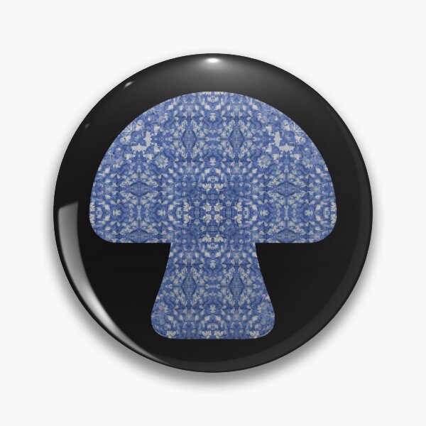Item preview, Hongo Funky - Patrón geométrico texturizado azul designed and sold by SCArtAndGames.