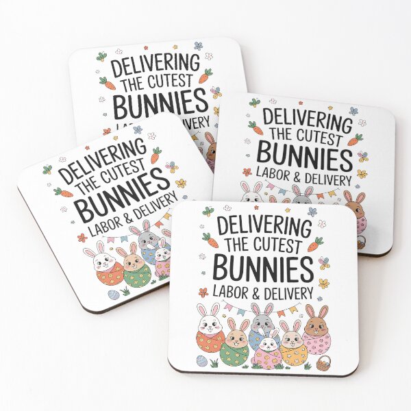 Item preview, Delivering The Cutest Bunnies Easter Labor & Delivery Nurse. designed and sold by BakeryDozen.