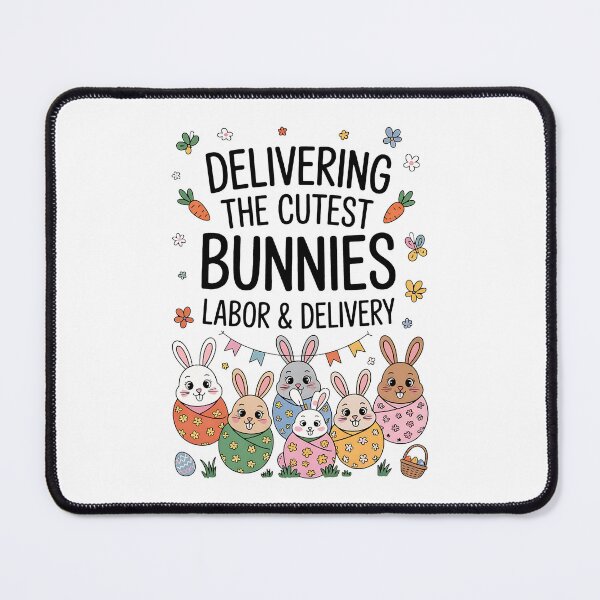 Item preview, Delivering The Cutest Bunnies Easter Labor & Delivery Nurse. designed and sold by BakeryDozen.