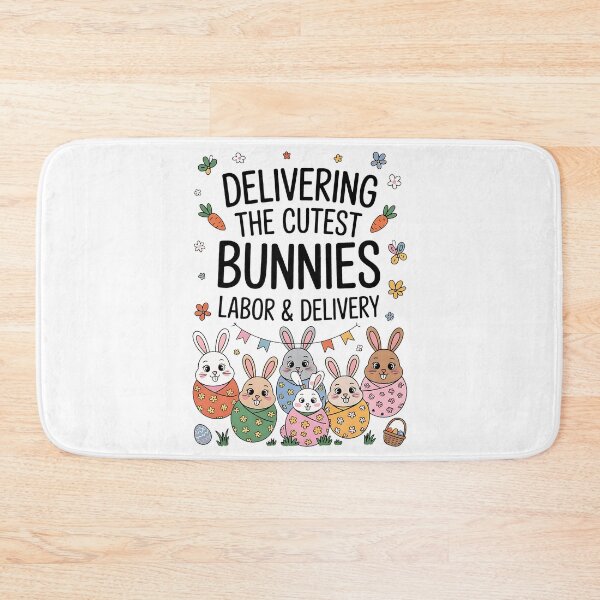 Item preview, Delivering The Cutest Bunnies Easter Labor & Delivery Nurse. designed and sold by BakeryDozen.