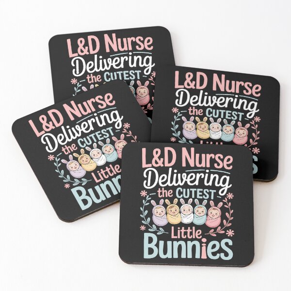 Item preview, Delivering The Cutest Bunnies Easter Labor & Delivery Nurse designed and sold by BakeryDozen.