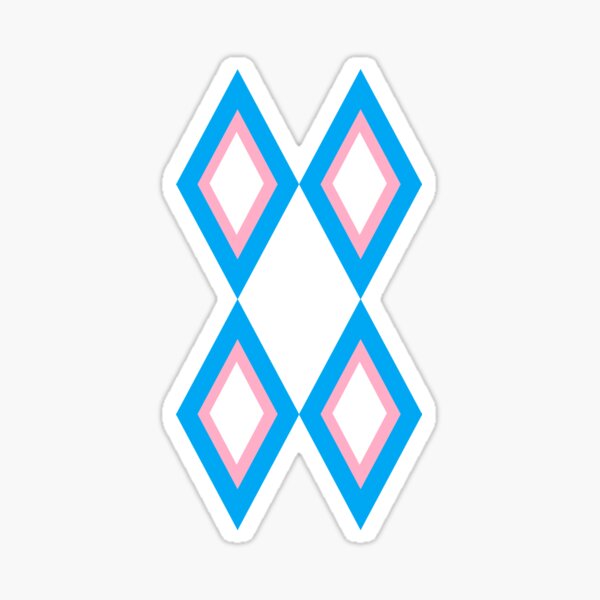 Item preview, Trans Pride Diamonds designed and sold by MagicFolfMarket.
