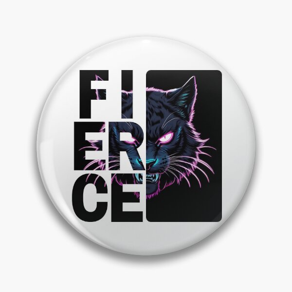 Item preview, FIERCE BLACK CAT designed and sold by SETCreations.