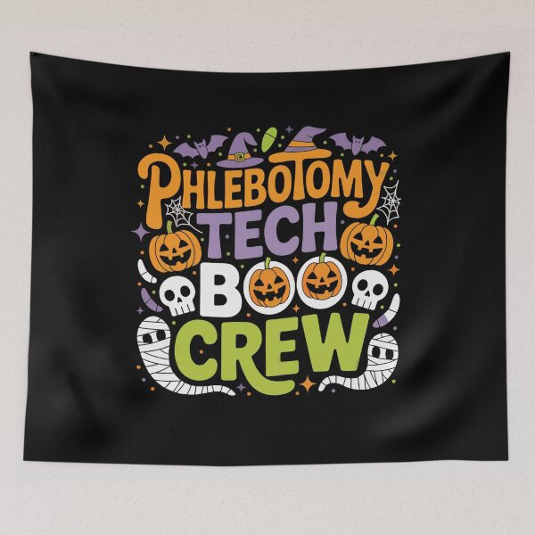 Item preview, Phlebotomy Tech Boo Crew | Halloween Medical Fun | Spooky Phlebotomist Professional designed and sold by Wakie-Wakie.